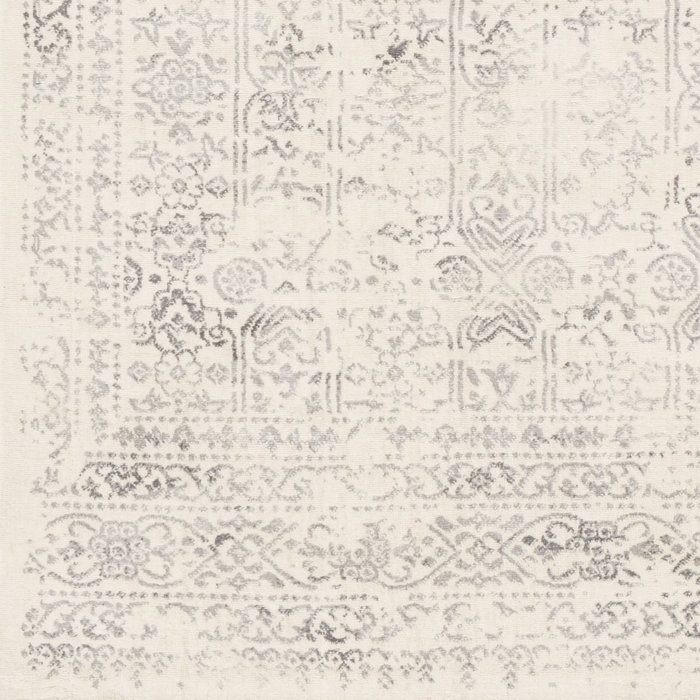 Laurel Foundry Modern Farmhouse DeSoto Oriental Cream/Gray Area Rug